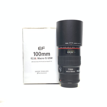 [USED] Canon EF 100mm f2.8L Macro IS USM Lens (98% Like New With Box)