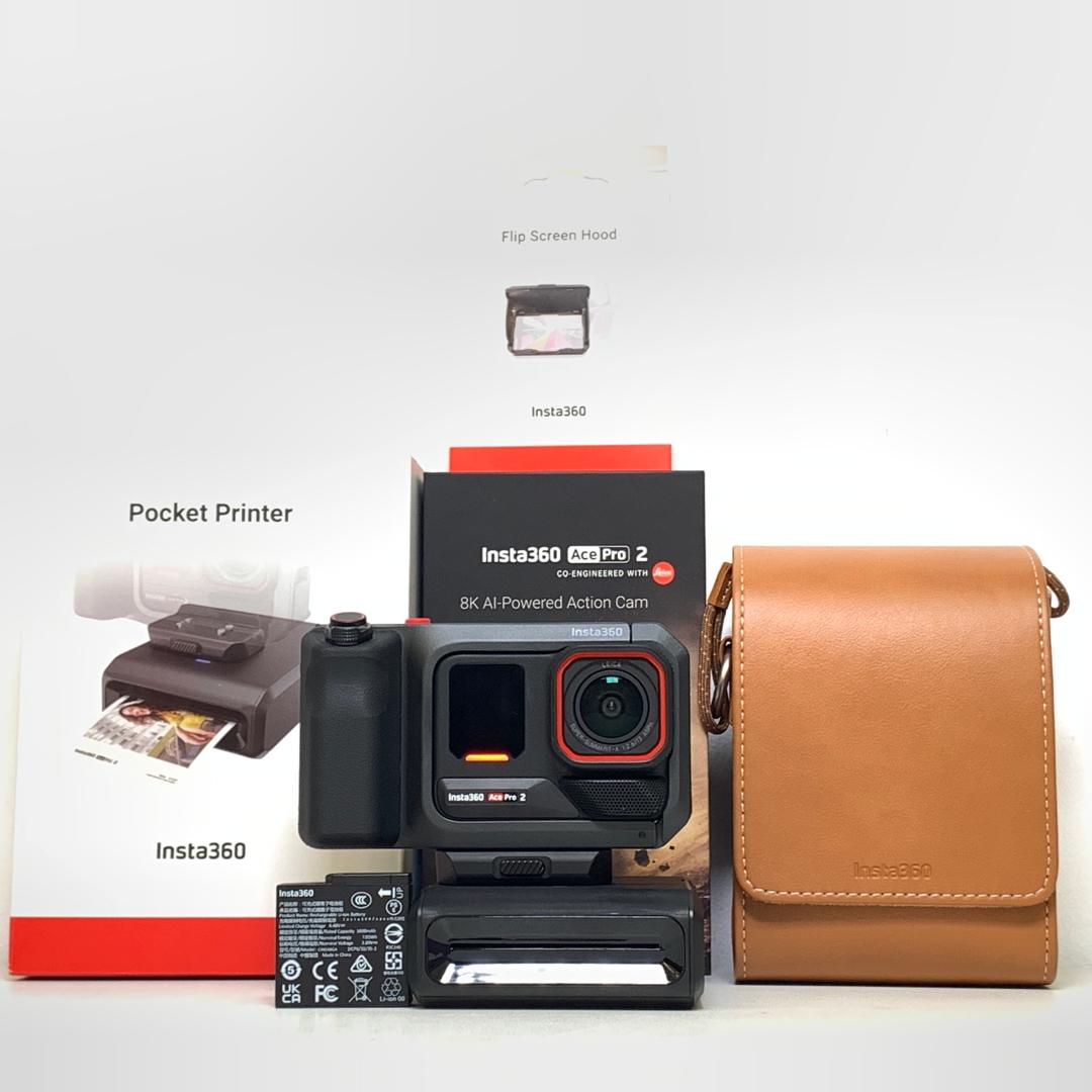 [USED] Insta360 Ace Pro 2 Action Camera Flash Print Bundle (Insta360 My Wrty Until Dec 2026, 99% Like New With Box) — [USED] Insta360 Ace Pro 2 Action Camera Flash Print Bundle