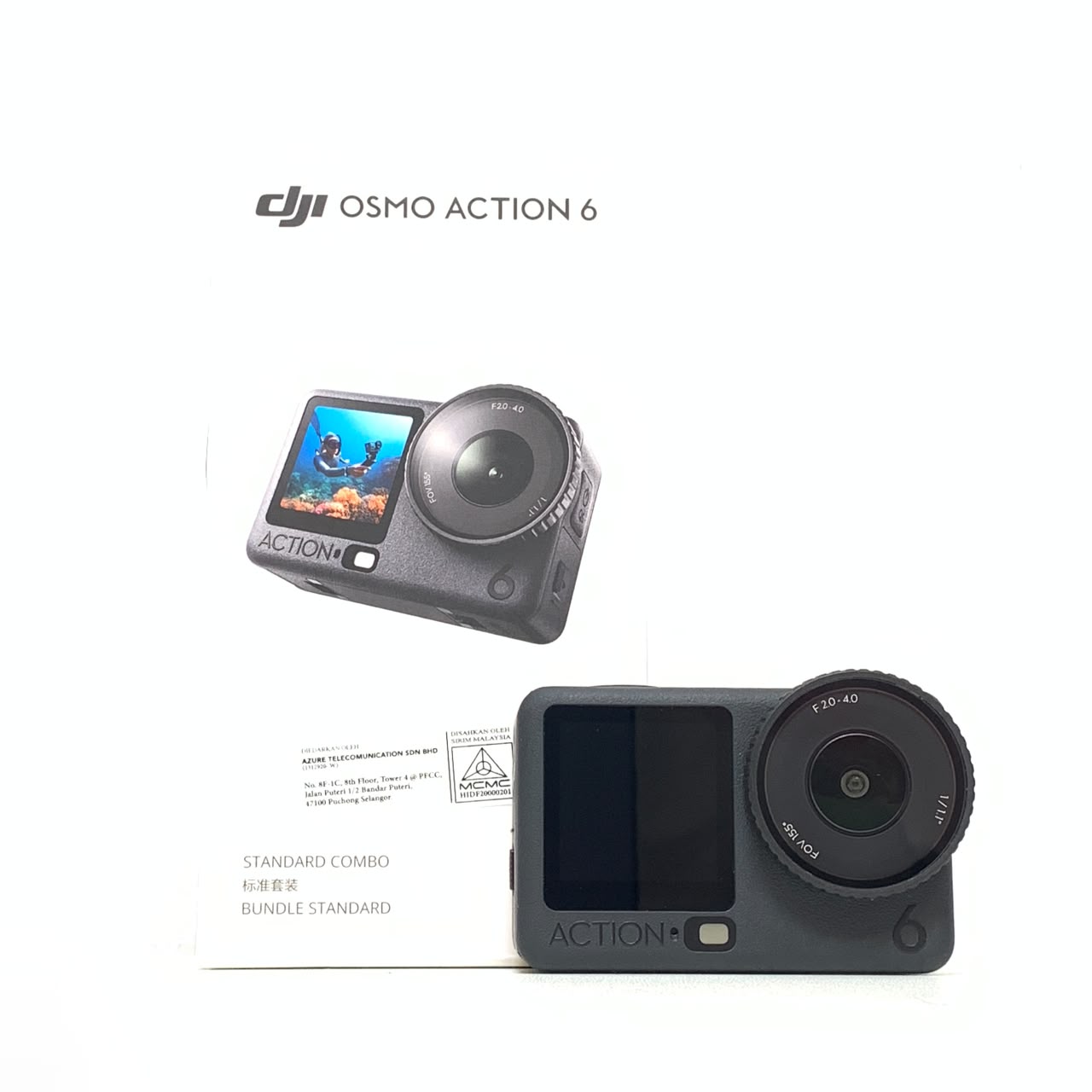 [USED] DJI Osmo Action 6 Standard Combo (DJI My Warranty Until May 2027, 99% Like New With Box) — [USED] DJI Osmo Action 6 Standard Combo