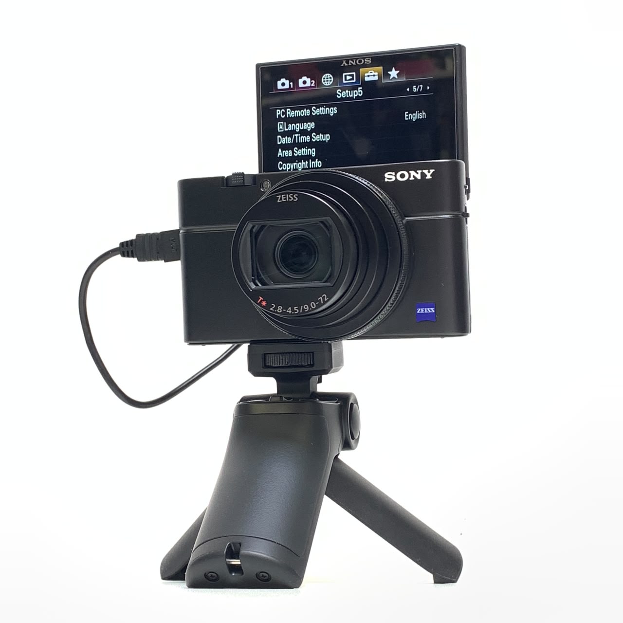 [USED] Sony DSC-RX100 VII RX100 Mark 7 with Shooting Grip (99% Like New) — [USED] Sony DSC RX100 Mark VII +  Shooting Grip + HotShoe Mount