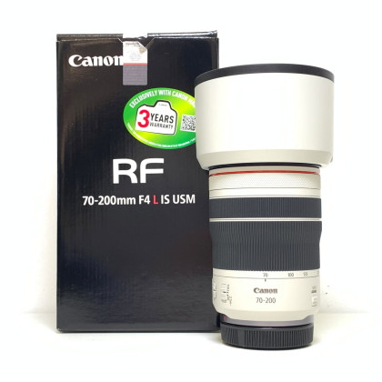 [USED] Canon RF 70-200mm F4L IS USM Lens (Canon Wty til April 2028, 99% Like New With Box)