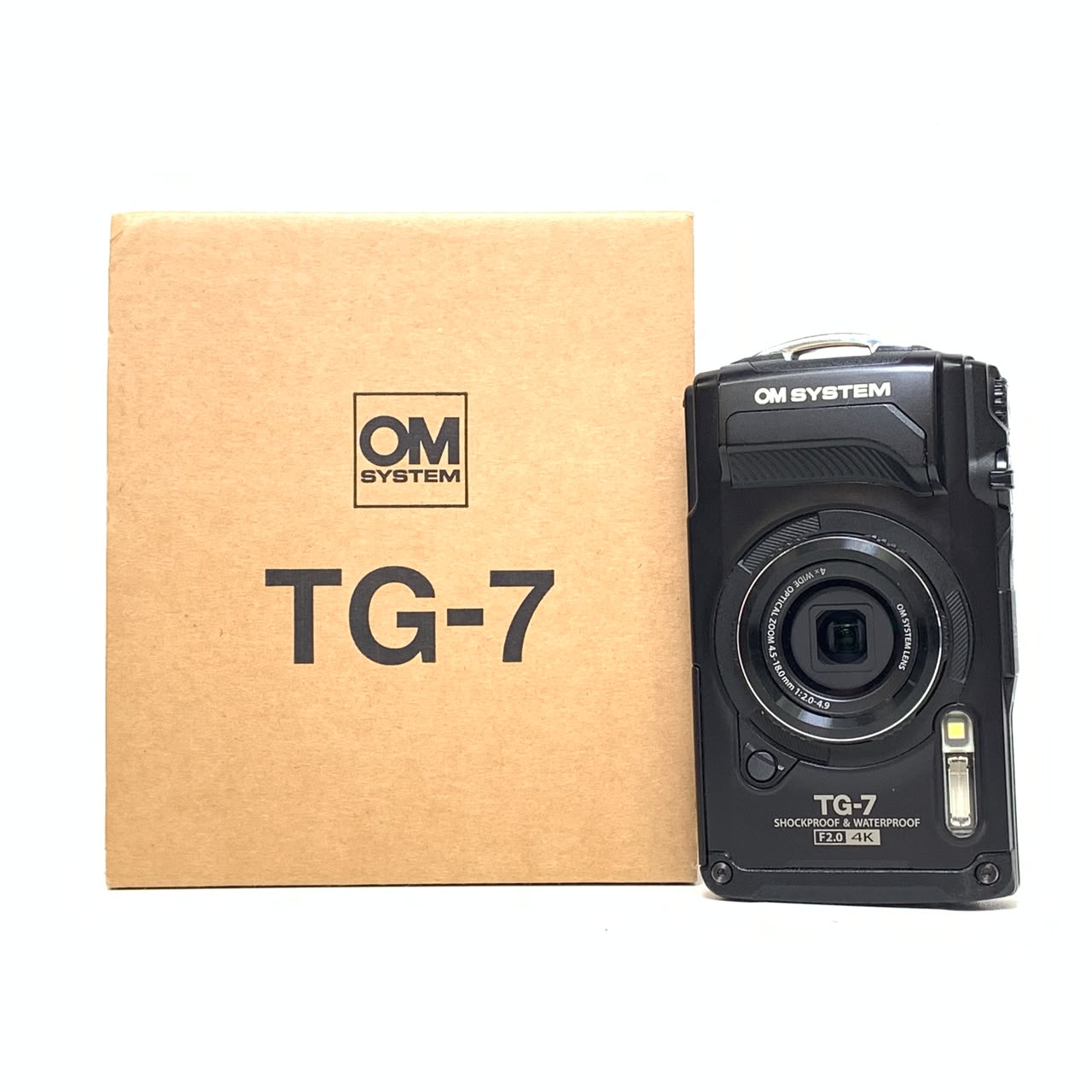 [USED] Olympus OM SYSTEM Tough TG-7 TG 7 Digital Camera (Black) (97% Like New With Box) — Olympus OM SYSTEM Tough TG-7 TG 7 Digital Camera