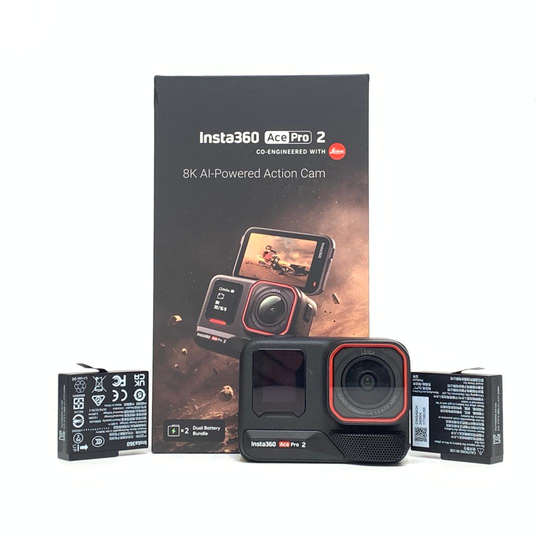 [DISPLAY UNIT UNACTIVATED UNIT] Insta360 Ace Pro 2 Action Camera Dual Battery Bundle (Insta360 Wty Til Jan 2027,99.99% Like New With Box) — Insta360 Ace Pro 2 Action Camera Dual Battery Bundle