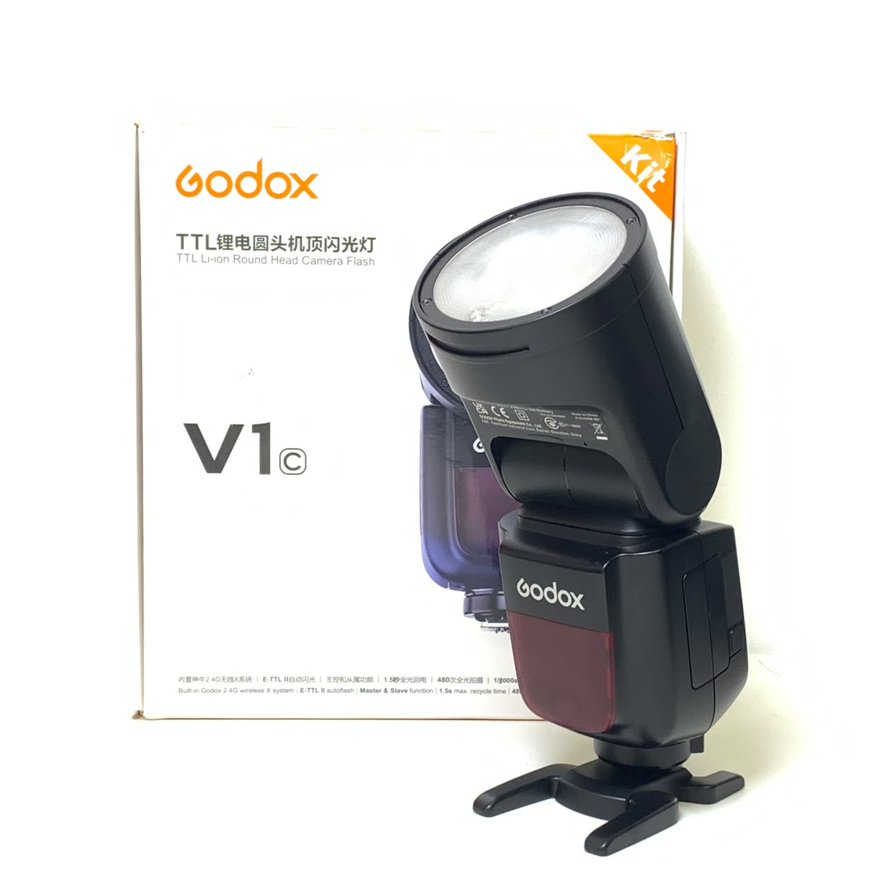 [USED] Godox V1 Flash for Canon (98% Like New With Box) — [USED] Godox V1 Flash for Canon