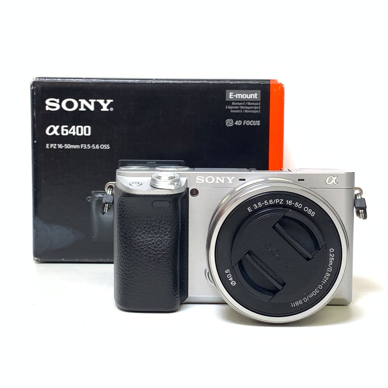 [USED] Sony A6400 with 16-50mm Kit Lens (Silver) (SC 29K, 97% Like New) — [USED] Sony A6400 with 16-50mm Lens