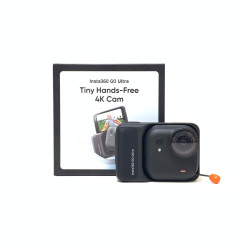 [USED] Insta360 GO Ultra Standard Bundle (Midnight Black, Insta360 My Wrty Until Mar 2027, 99% Like New with Box)