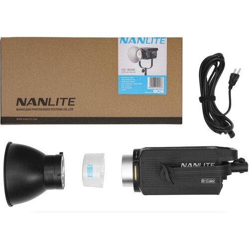 [MERDEKA SALE] Nanlite FS-300B Bi Color LED Monolight FS300B — Nanlite FS-300B Bi Color LED Monolight