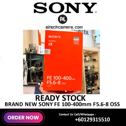 (Ready Stock) Sony FE 100-400mm f5.6-8 OSS Lens (Sony E)