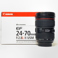 [USED] Canon EF 24-70mm F2.8L F2.8 L II USM Lens (98% Like New With Box)