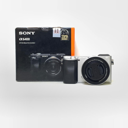 [USED] Sony A6400 with 16-50mm OSS II Kit Lens (SC 6K, 98% Like New With Box)