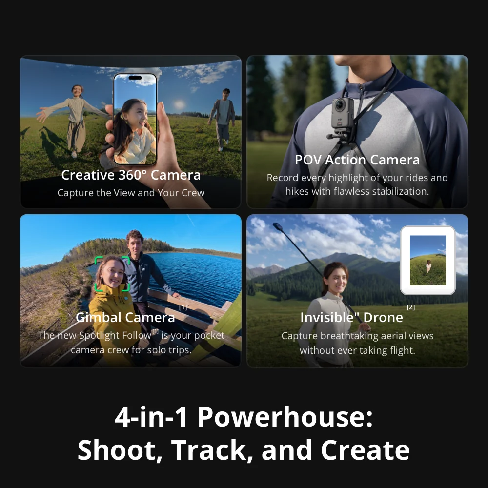 DJI Osmo 360 II 8K Panoramic Action Camera - (Standard Combo / Limitless Riding Combo / Adventure Combo) — DJI OSMO 360 II 8K Panoramic Action Cameras (Standard)
