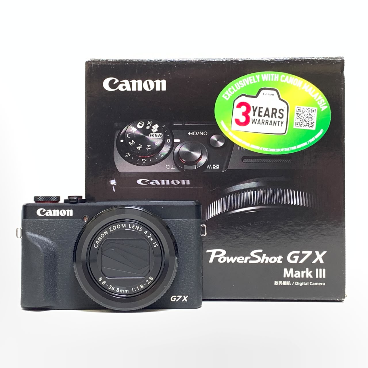 [USED] Canon PowerShot G7X Mark III Digital Camera (97% Like New With Box) — [USED] Canon PowerShot G7 X Mark III Digital Camera (Black)