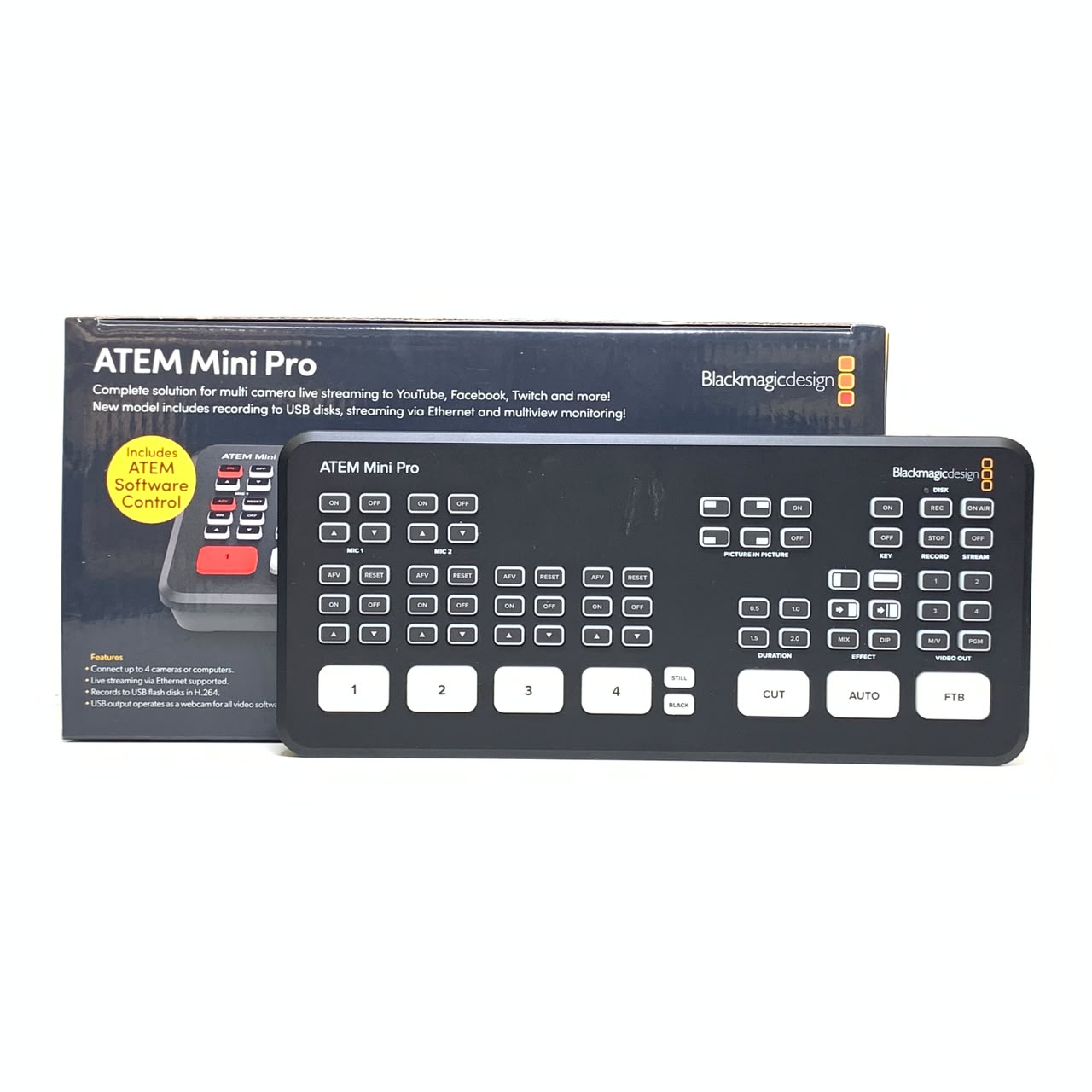 [USED] Blackmagic Design ATEM Mini Pro Live Stream Switcher (99% Like New with Box) — [USED] Blackmagic Atem Mini Pro