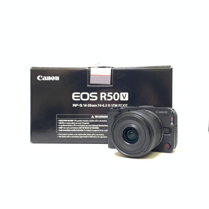 [USED] Canon EOS R50 V R50V with 14-30mm f4-6.3 Lens (Canon My Warranty Until Sep 2029, 99% Like New With Box)
