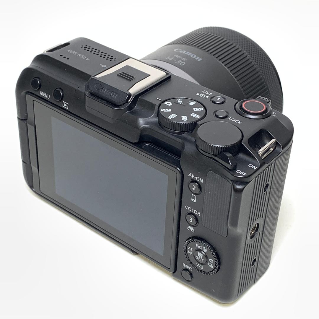[USED] Canon EOS R50 V R50V with 14-30mm f4-6.3 Lens (Canon My Warranty Until Sep 2029, 99% Like New With Box) — Canon EOS R50 V Mirrorless Camera with 14-30mm f4-6.3 Lens