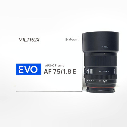 [USED] Viltrox  AF 75mm f1.8 EVO Lens (Sony E) (Unregistered Viltrox My Warranty, 99% Like New With Box)