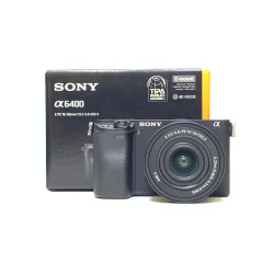 [USED] Sony A6400 with 16-50mm OSS II Kit Lens (SC 7K, Sony MY WTY Until 6/2027, 99% Like New with Box)