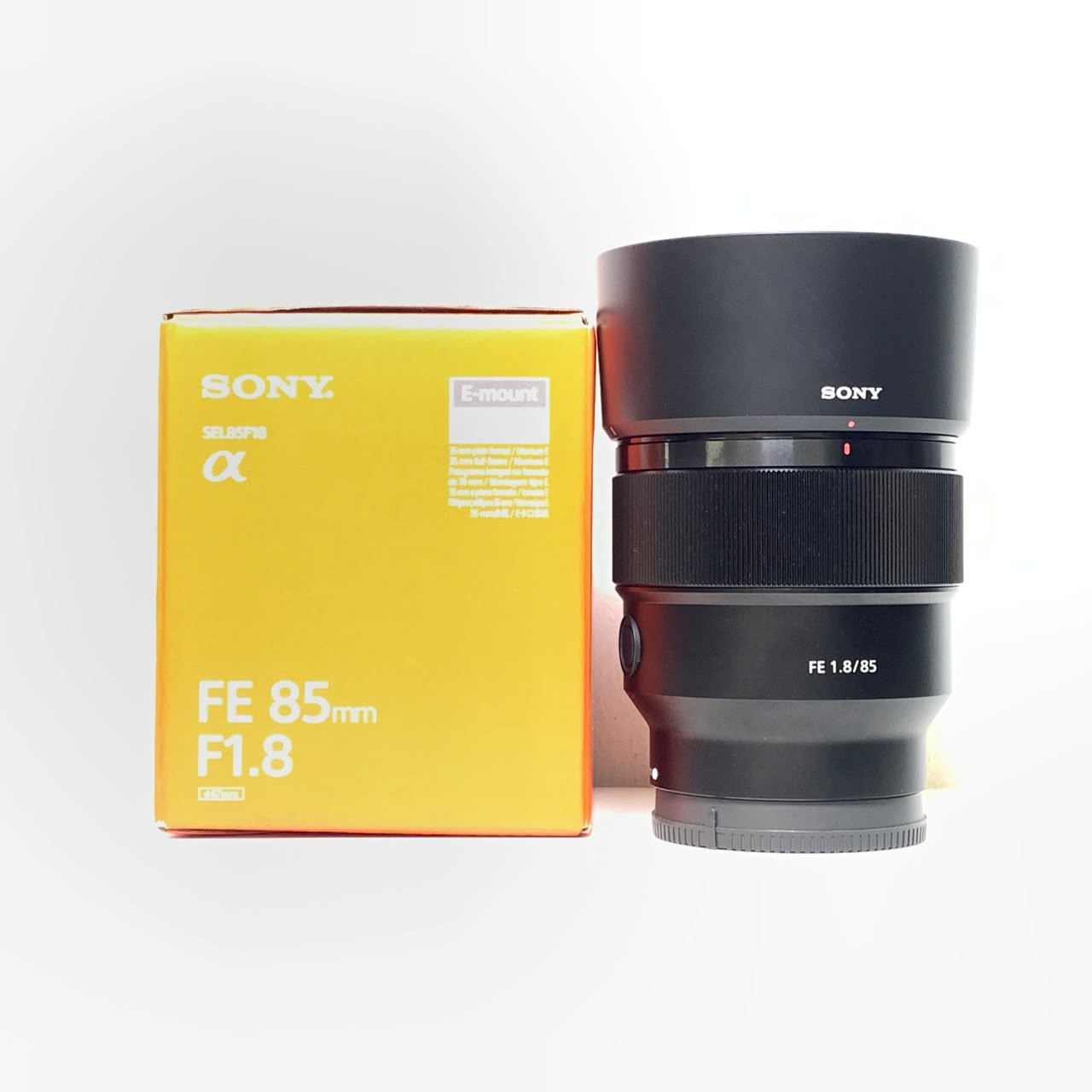 [USED] Sony FE 85mm F1.8 Lens ( Sony My Wty Until Sep 2028,99% Like New With Box) — [USED] Sony FE 85mm f1.8 Lens