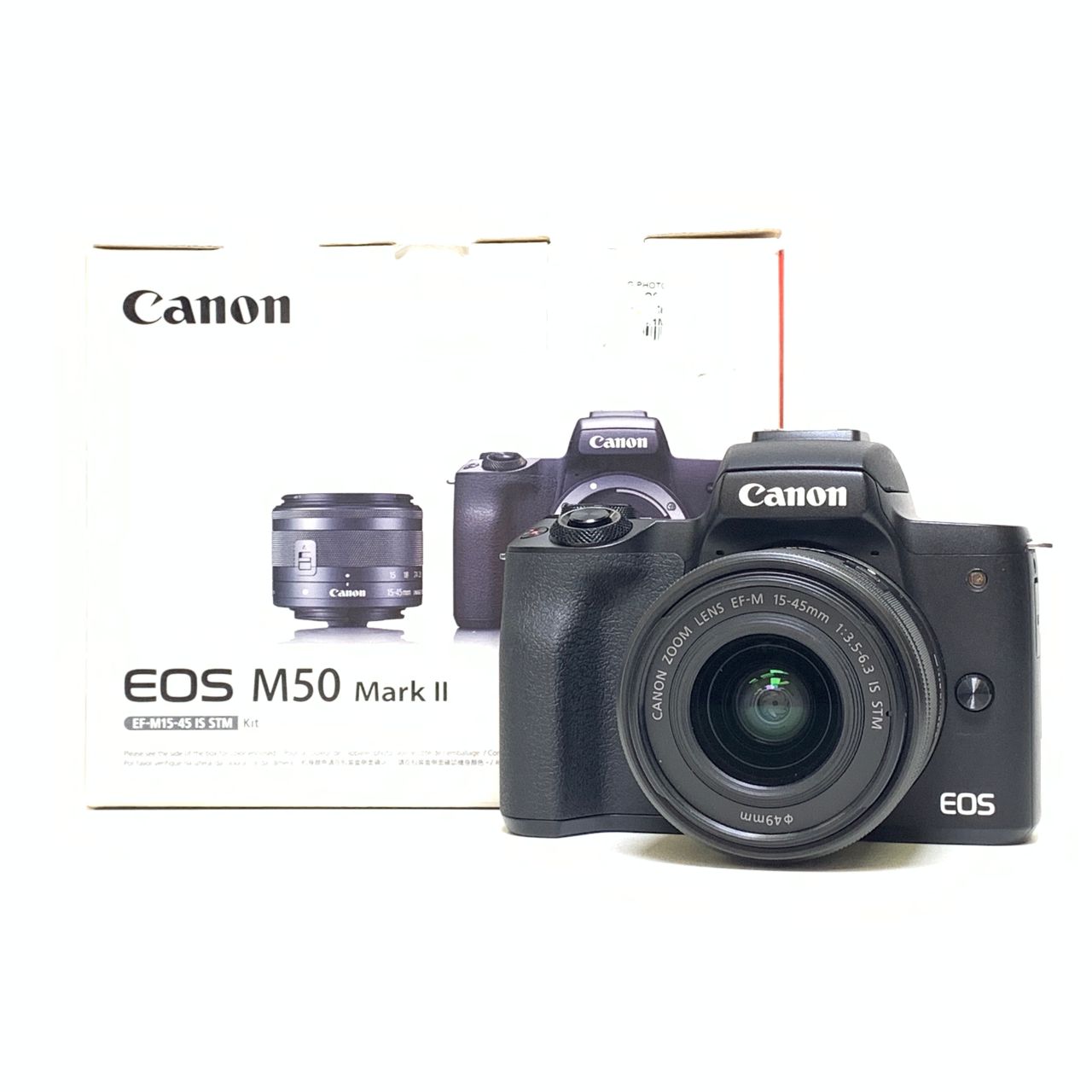 [USED] Canon EOS M50 Mark II Kit 15-45mm Lens  (SC 9K, 98% Like New) — [USED] Canon EOS M50 Mark II Kit 15-45mm Lens