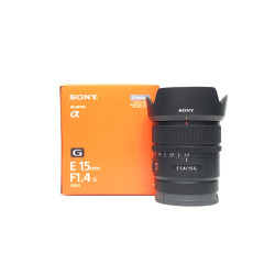 [USED] Sony E 15mm f1.4 G Lens  (98% Like New With Box)