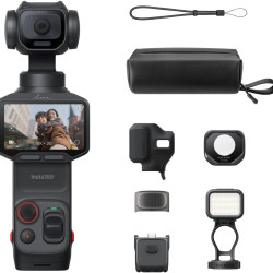 [SEP] Insta360 Luna Pro Fill Light Bundle Action Camera (Cosmic Black, Stellar White)