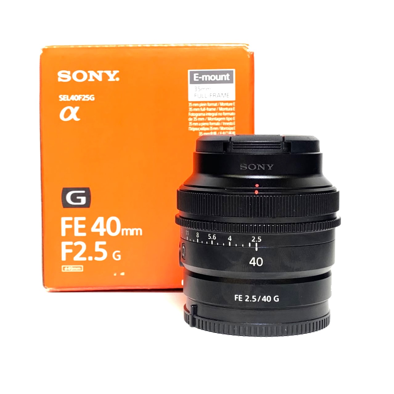[USED] Sony FE 40mm F2.5 G lens (99% Like New with Box) / Sony 40mm F2.5 — [USED] Sony FE 40mm F2.5 G Lens