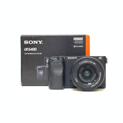 [USED] Sony A6400 With 16-50mm OSS Kit Lens ( SC 50K, 98% Like New with Box)