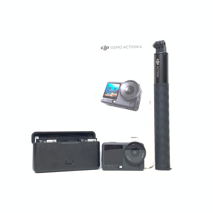 [USED] DJI Osmo Action 6 Adventure Combo (DJI Warranty Until: 04/2027, 99% Like New With Box)