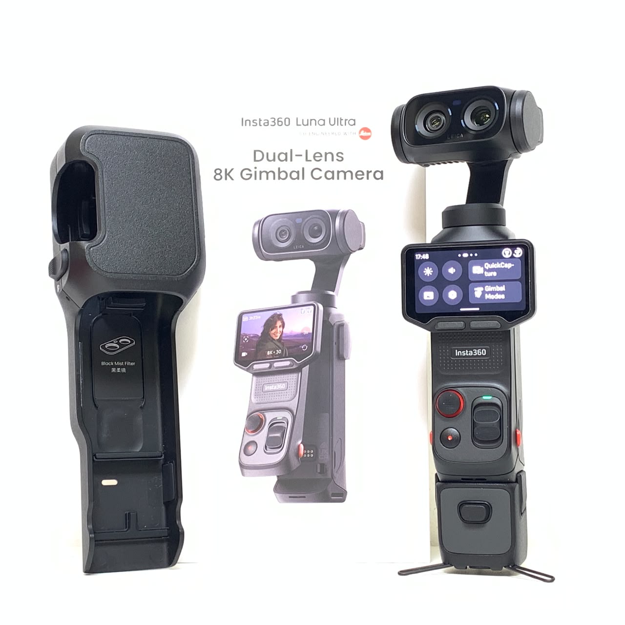 [USED] Insta360 Luna Ultra Standard Combo (Cosmic Black) (Insta360 My Wrty Until Jun 2027, 99% Like New With Box) — [USED Insta360 Luna Ultra Standard Combo (Cosmic Black)