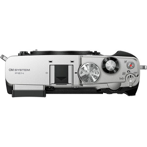 [PRE-ORDER] OM SYSTEM PEN Mirrorless Camera (Black / Silver) (PROMO UNTIL 30 SEP 2026) — OM SYSTEM PEN Mirrorless Camera (Silver)