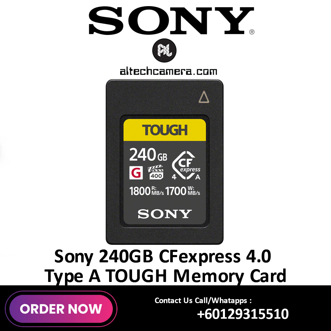 Sony 240GB CFexpress 4.0 Type A TOUGH Memory Card — Sony 240GB CFexpress 4.0 Type A TOUGH Memory Card