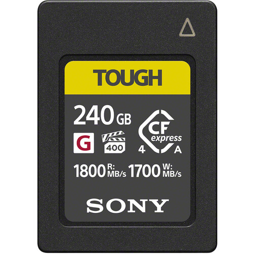 Sony 240GB CFexpress 4.0 Type A TOUGH Memory Card — Sony 240GB CFexpress 4.0 Type A TOUGH Memory Card