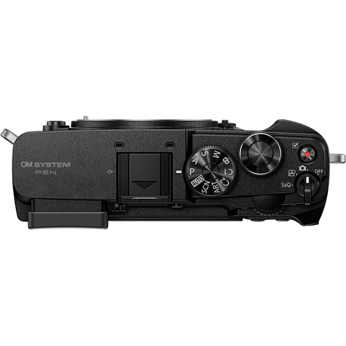[PRE-ORDER] OM SYSTEM PEN Mirrorless Camera (Black / Silver) (PROMO UNTIL 30 SEP 2026) — OM SYSTEM PEN Mirrorless Camera (Black)