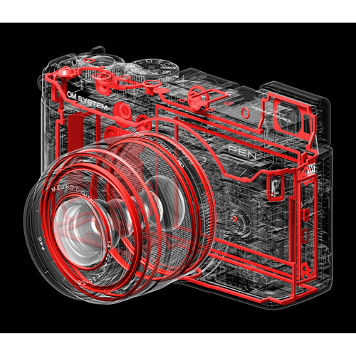[PRE ORDER] OM SYSTEM PEN Mirrorless Camera with 14-42mm III Lens (Black / Silver) (PROMO UNTIL 30 SEP 2026) — OM SYSTEM PEN Mirrorless Camera with 14-42mm III Lens (Black)