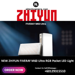 Zhiyun FIVERAY M60 Ultra RGB Pocket LED Light
