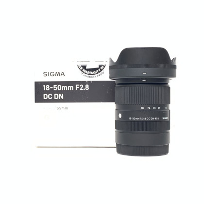 [USED] Sigma 18-50mm F2.8 DC DN Lens for Sony E-Mount (99% Like New With Box)