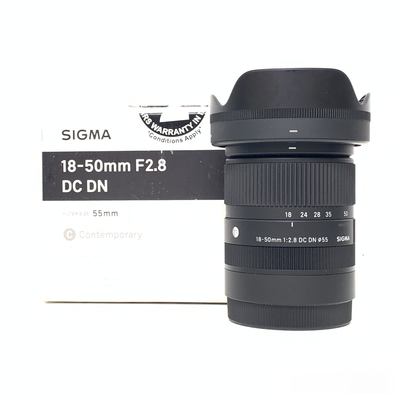 [USED] Sigma 18-50mm F2.8 DC DN Lens for Sony E-Mount (99% Like New With Box) — [USED] Sigma 18-50mm F2.8 DC DN Contemporary Lens For Sony E-Mount