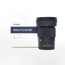 [USED] Sigma 30mm F1.4 DC DN C Lens for Sony E-Mount (98% Like New With Box)