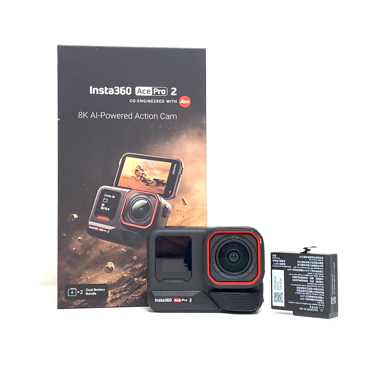 [USED] Insta360 Ace Pro 2 Action Camera Dual Battery Combo (94% Like New with Box) — [USED] Insta360 Ace Pro 2 Action Camera Dual Battery Bundle