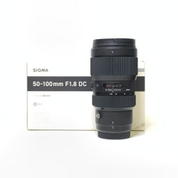 [USED] Sigma 50-100mm f1.8 DC HSM Art Lens for Canon EF Mount (96% Like New With Box)