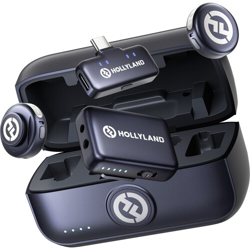 [PRE-ORDER] Hollyland LARK M3 Combo 2TX&2RX Wireless Microphone System with 2 Clip-On Mic/Transmitters, 1 USB Receiver & 1 Camera Receiver (2.4 GHz) — Hollyland LARK M3 Combo 2TX&2RX Wireless Microphone System with 2 Clip-On Mic/Transmitters, 1 USB Receiver & 1 Camera Receiver (2.4 GHz)