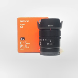 [USED] Sony E 15mm f1.4 G Lens  (98% Like New With Box)