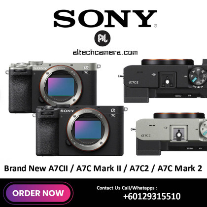 (OCT SALE- TNG RM400) Sony A7C II Mirrorless Camera Body Only (Black / Silver）