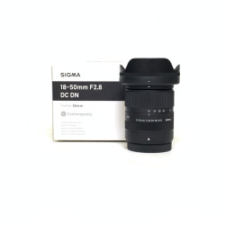 [USED] Sigma 18-50mm F2.8 DC DN Contemporary Lens for FUJIFILM X Mount (98% Like New With Box)