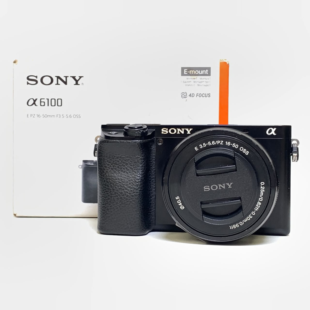[USED] Sony a6100 With Kit 16-50mm Kit Lens  (SC 299K, 97% Like New With Box) — Sony a6100 with 16-50mm Kit Lens