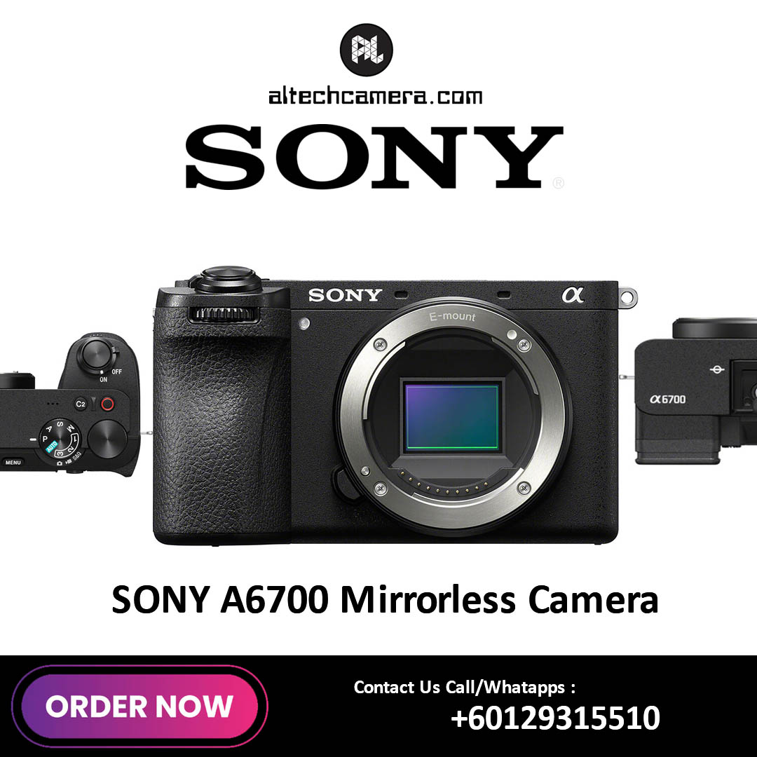 (OCT SALE) Sony A6700 Body Only + Free 64GB Card (Sony Malaysia) — Sony a6700 Mirrorless Camera Body Only