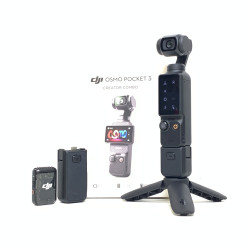 [USED] DJI Osmo Pocket 3 Creator Combo ( Dji Wty Til Sep 2027,99% Like New With Box)