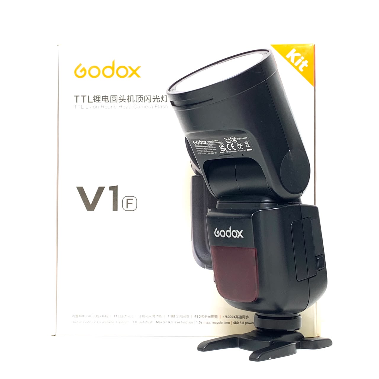 [USED] Godox V1 Flash for Fujifilm (96% Like New With Box) — [USED] Godox V1 Flash for Fujifilm