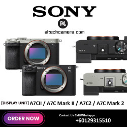 [DISPLAY UNIT] New Sony A7C II Mirrorless Camera Body Only (Black / Silver)