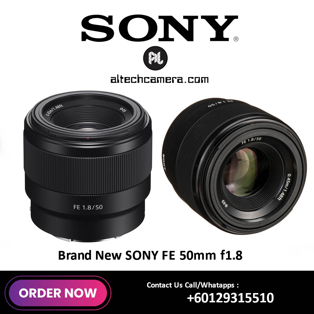 (OCT SALE - TNG RM100) New Sony FE 50mm f1.8 Lens (Sony MY warranty) — Sony FE 50mm f1.8 Lens